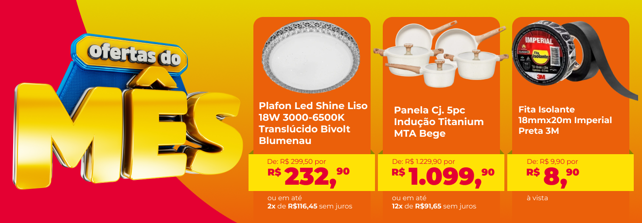 Full Banner Ofertas do Mês Abril