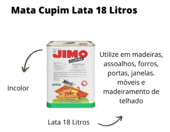 Inseticida para Cupim Jimo Incolor Galão 18L | Takei