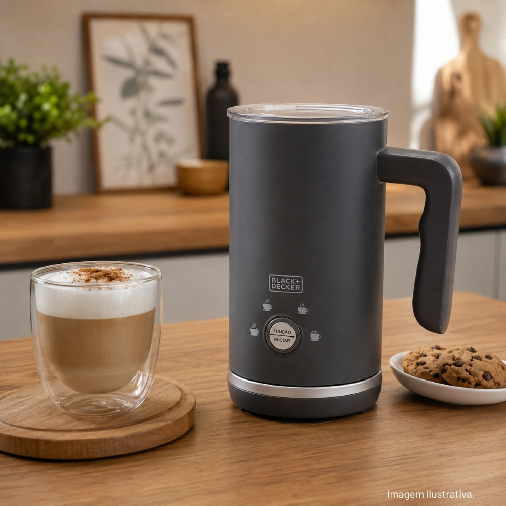 Espumador de Leite 4 Funções Black+Decker | Elétrica Takei